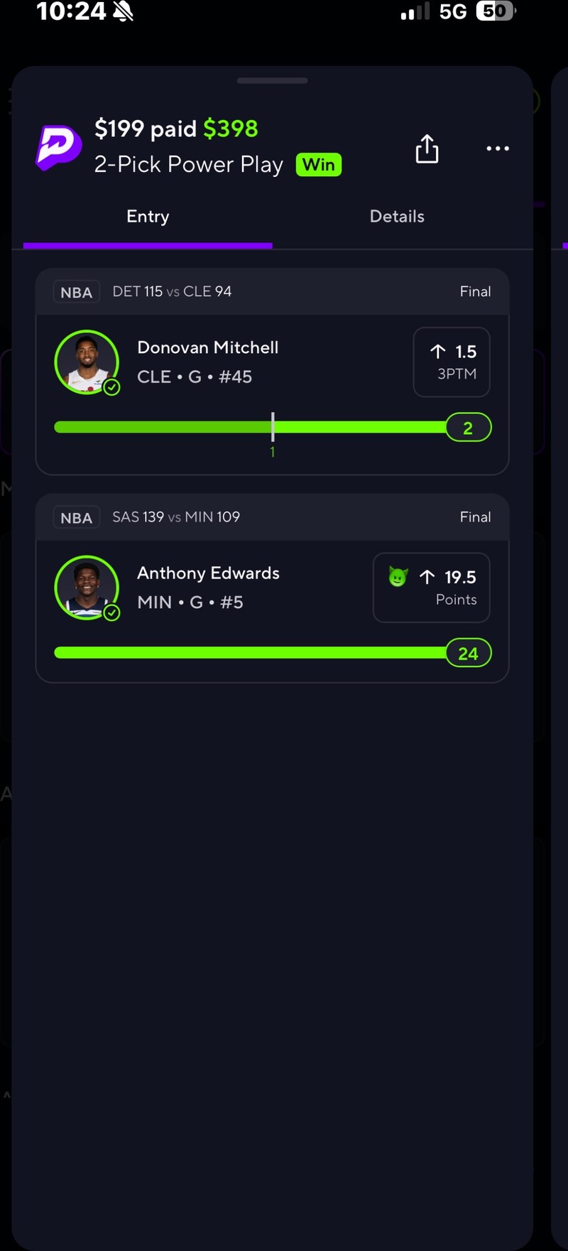 Member payout