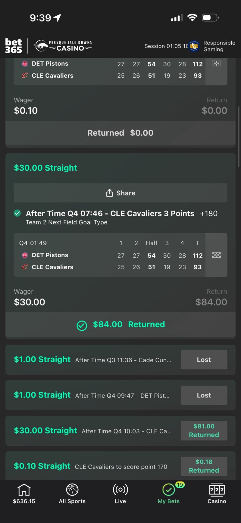 Member payout
