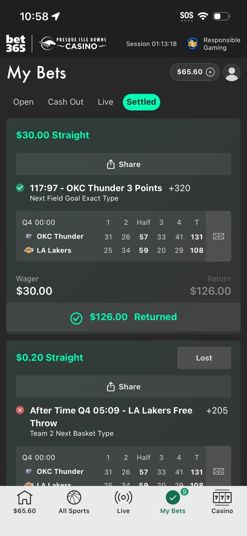 Member payout
