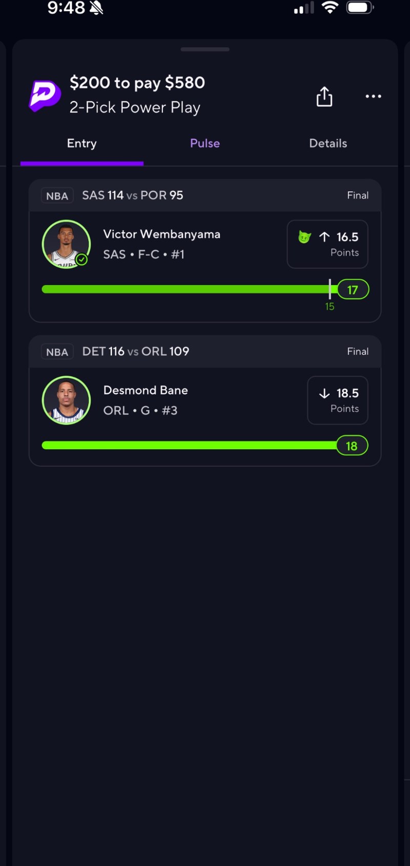 Member payout